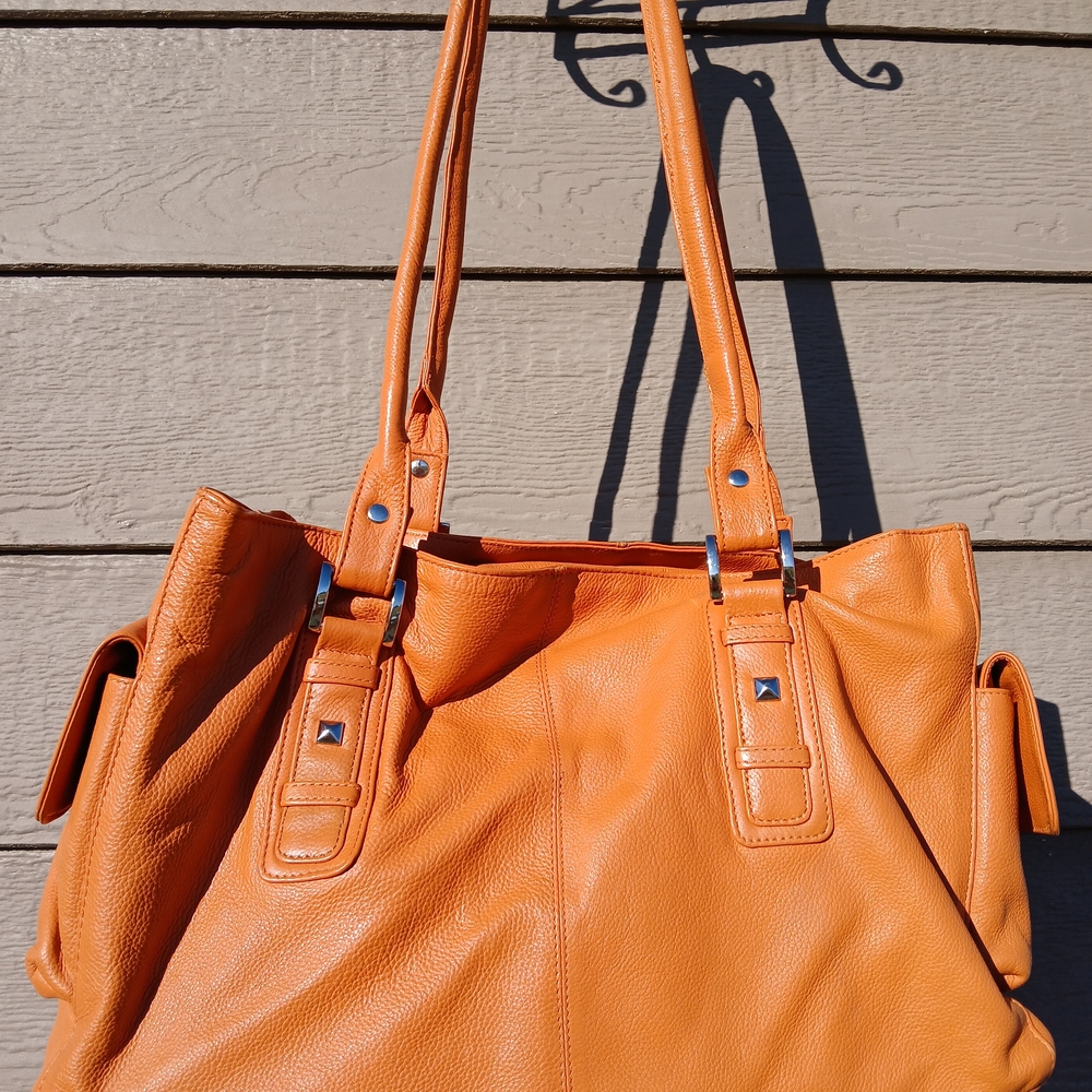 Iris Tyler Vibrant Orange Tote Bag